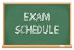 exam schedule 